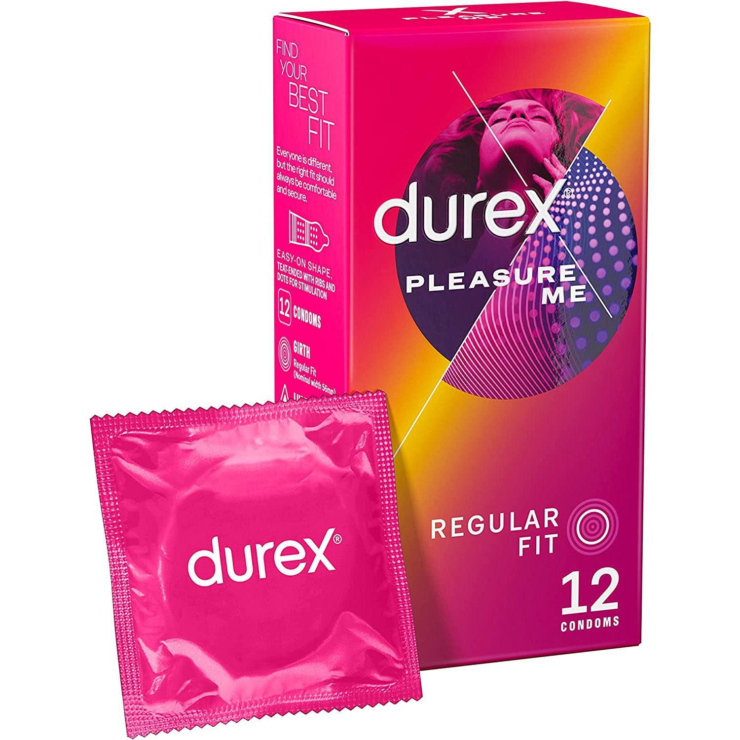 Durex Pleasure Me Condoms, Pack of 12