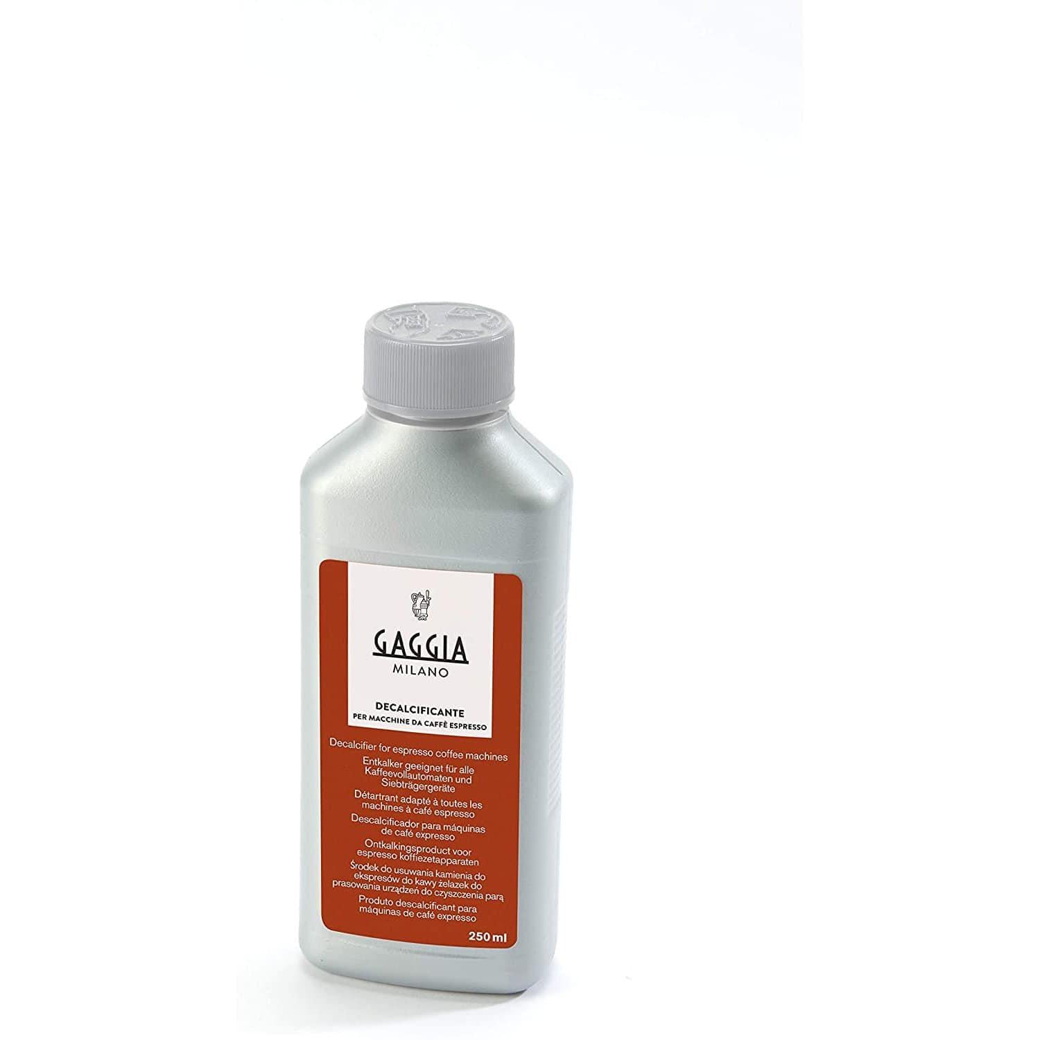 Gaggia Decalcifier Liquid Descaler - Removes Calcium Deposits - 250 ML Bottle