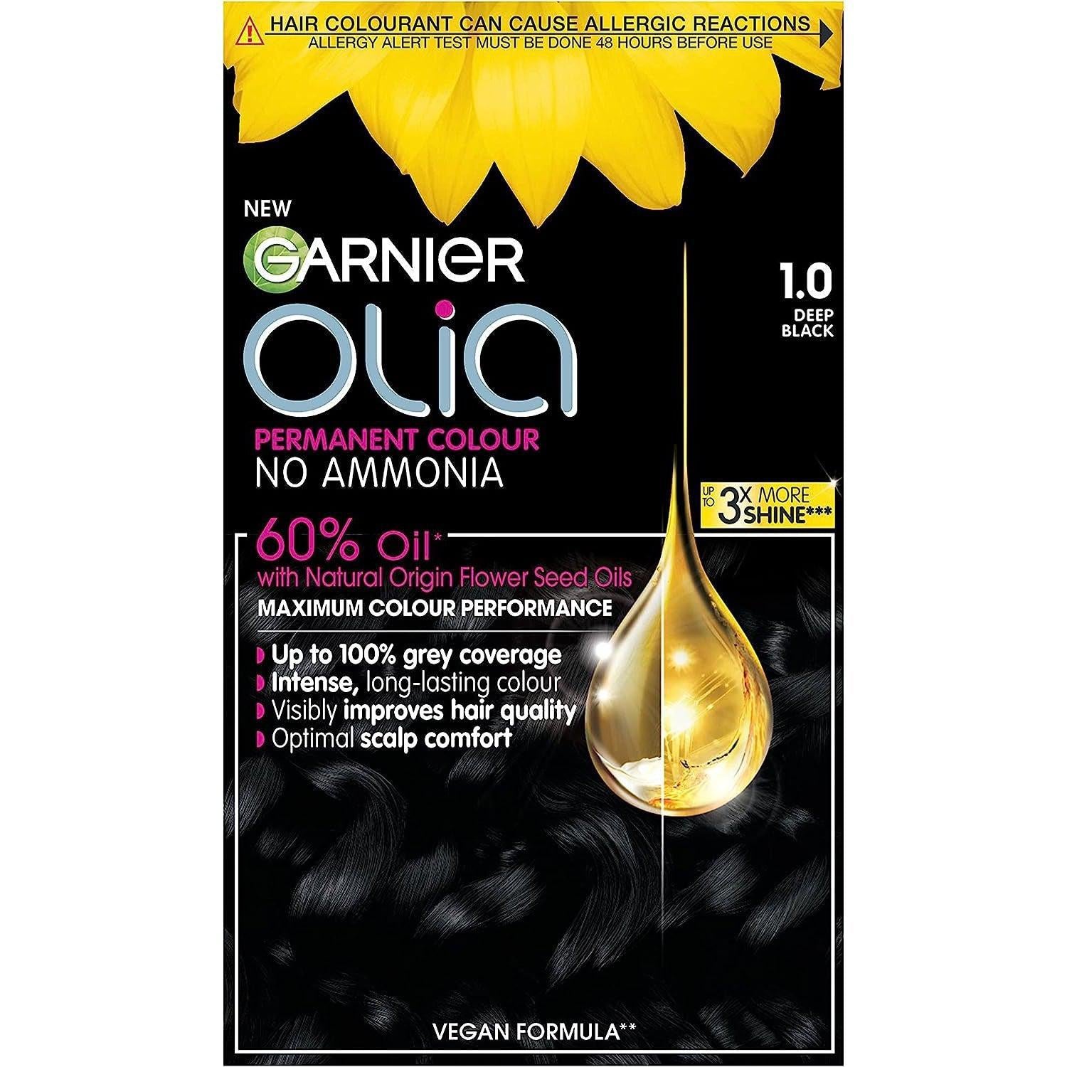 Garnier Olia 1.0 Black Diamond Permanent Hair Dye