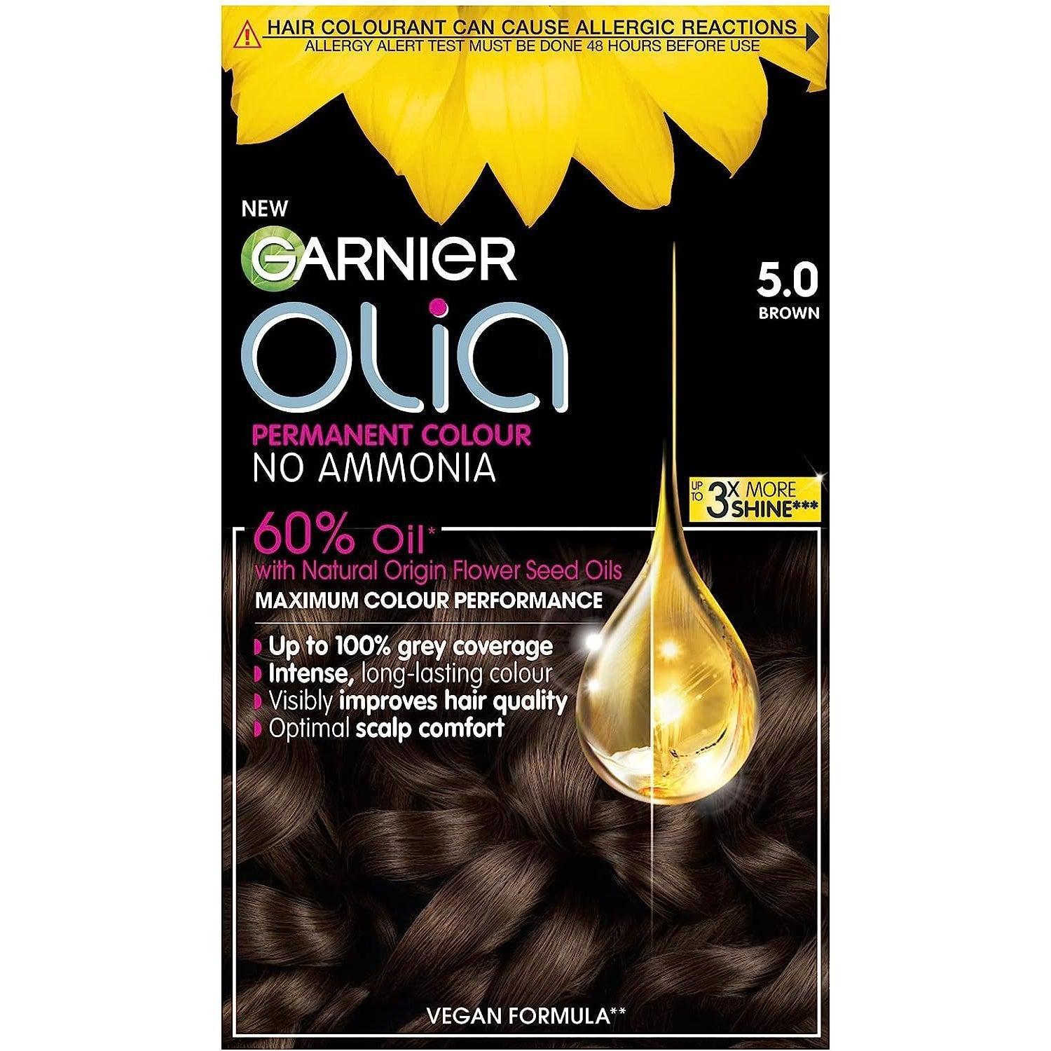 Garnier Olia 5.0 Brown Permanent Hair Dye
