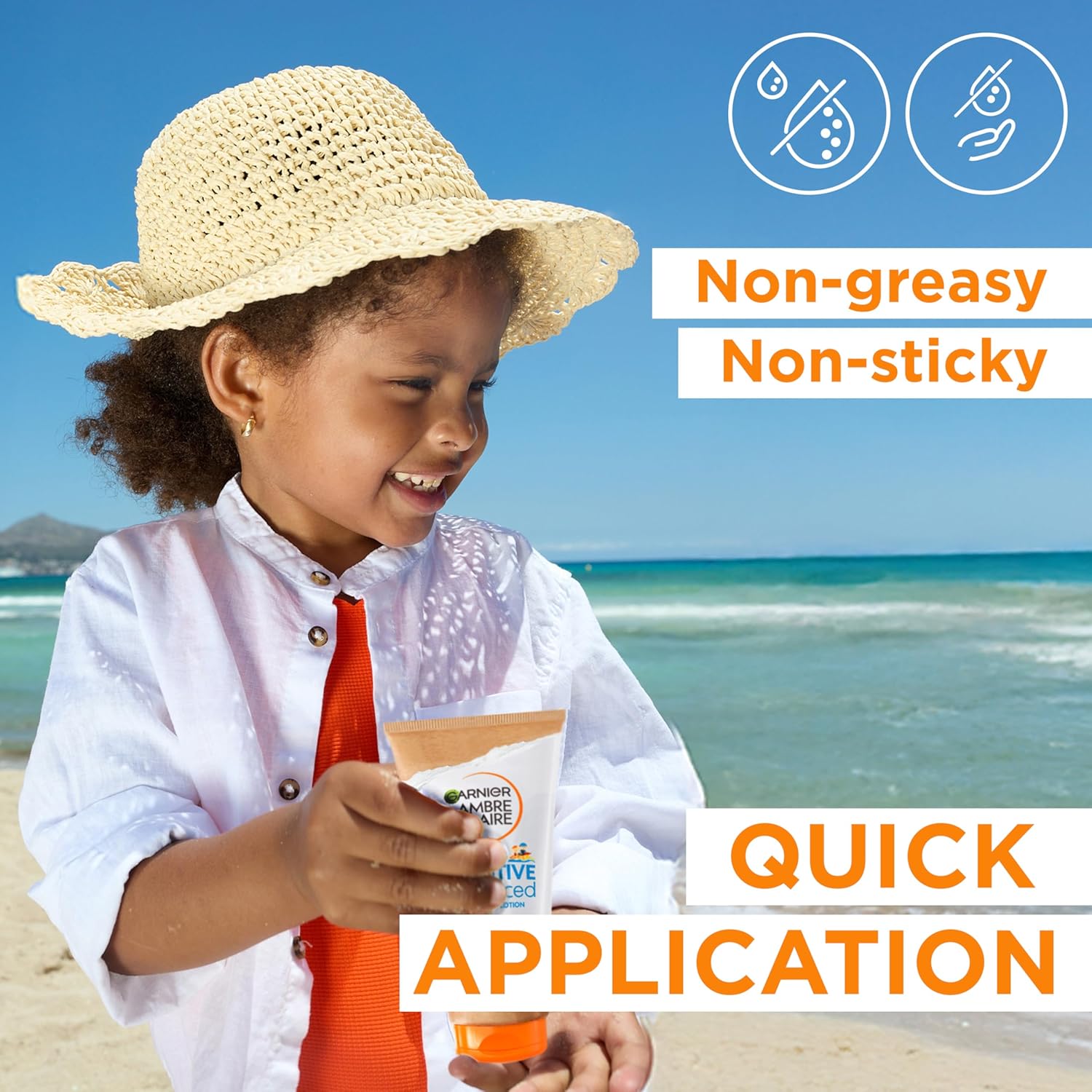 Garnier Ambre Solaire SPF 50+ Sensitive Advanced Kids Sun Cream 175ml