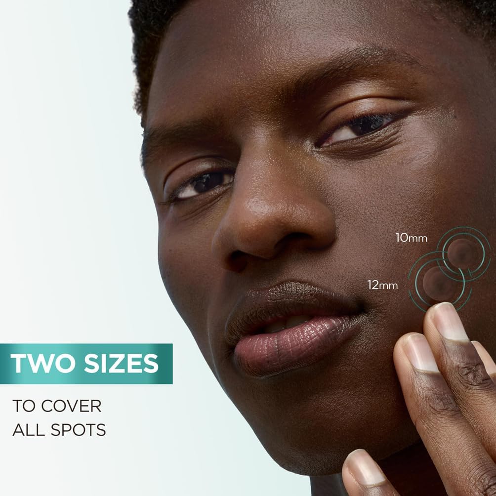 Garnier Blemish Patches, Hydrocolloid patches to reduce the appearance of spots in 8 hours, Ultra-thin & Invisible on all skin tones, Suitable For All Skin Types, Vegan Formula, 22 Patches