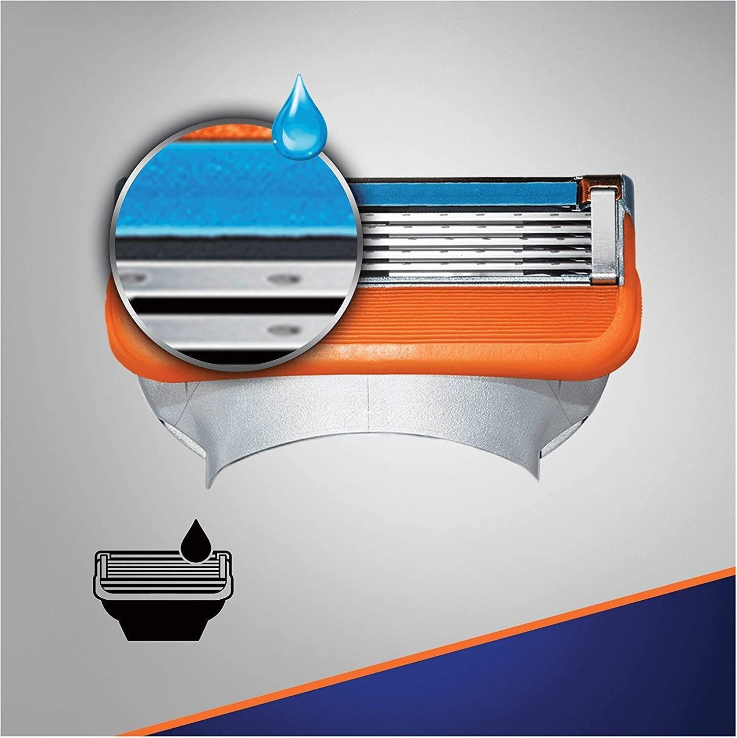 Gillette Fusion Razor Blade Cartridges for Men - 4 Pack