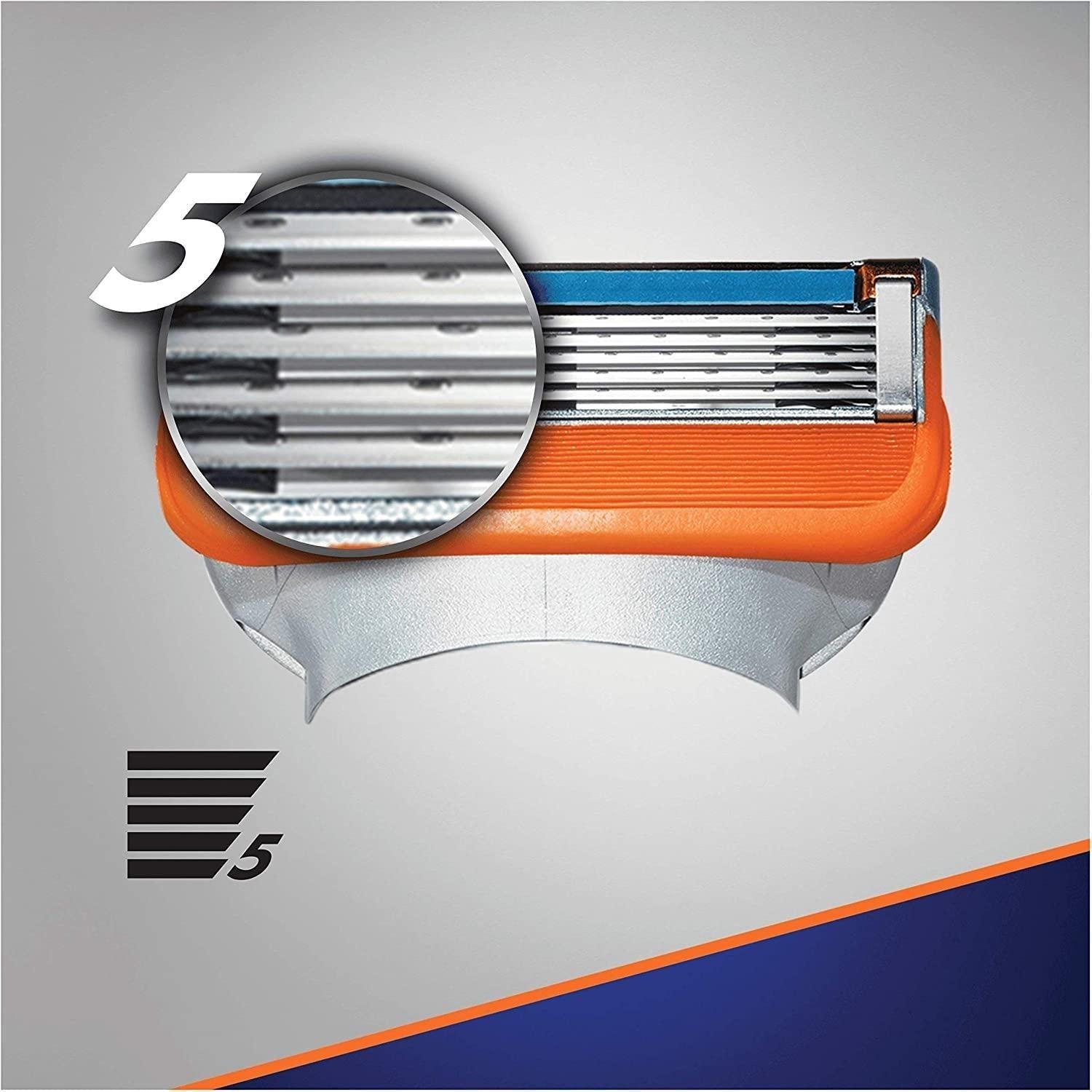 Gillette Fusion5 Razor Blade Cartridges for Men - 8 Pack