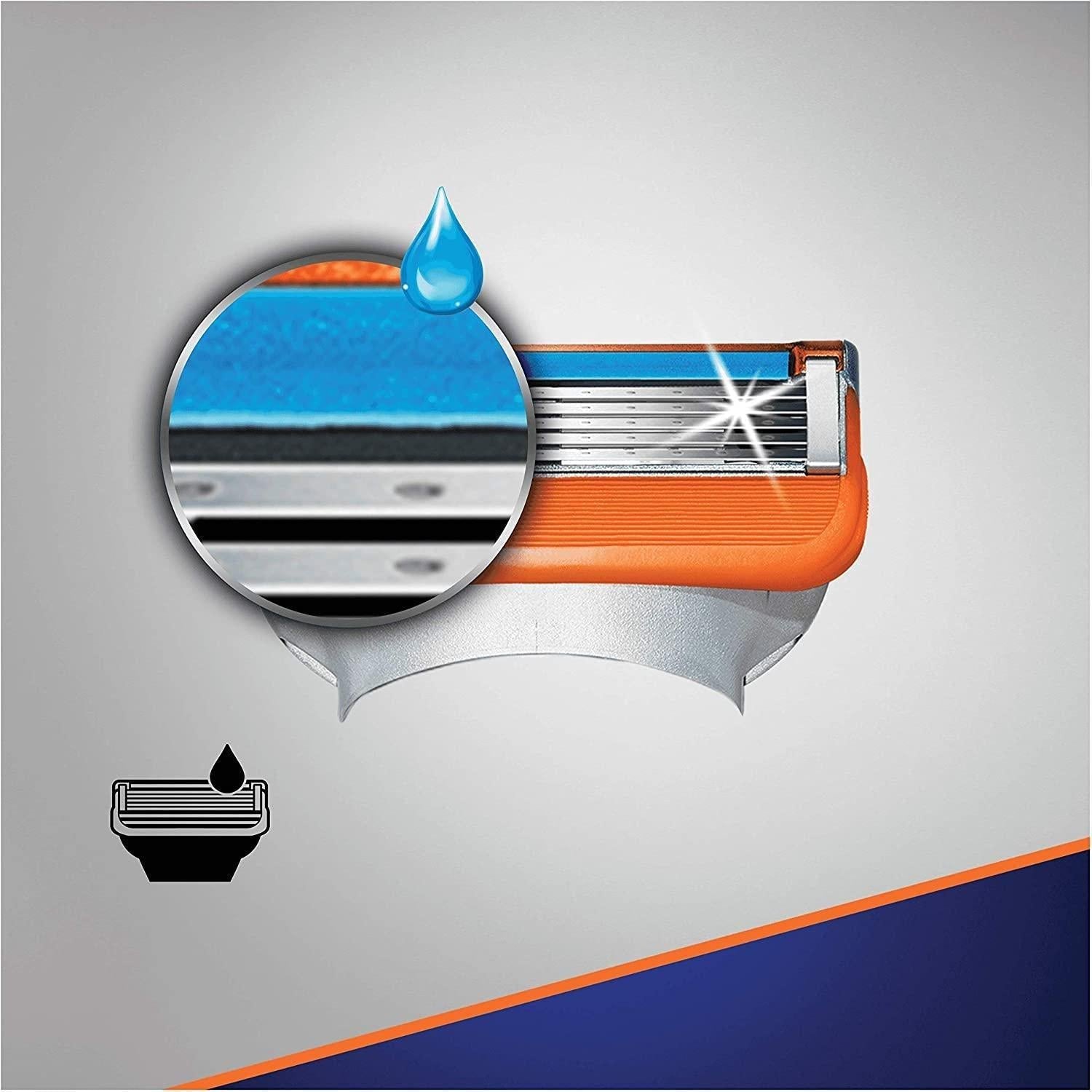 Gillette Fusion5 Power Razor Blades for Men - 8 Pack