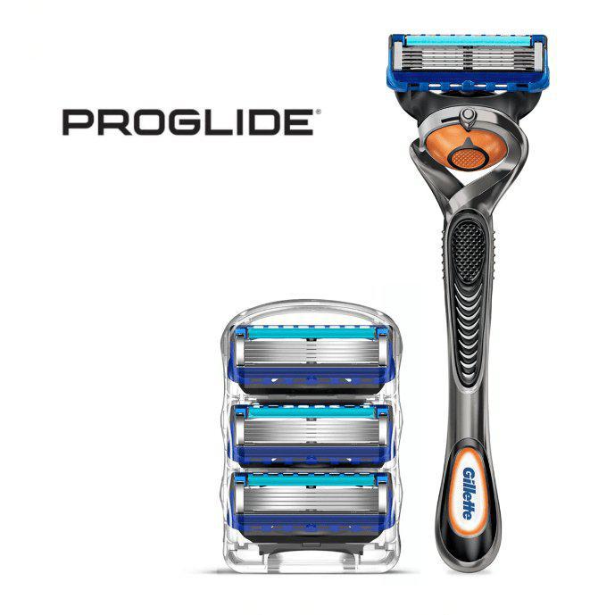 Gillette Fusion5 ProGlide Razor Starter Pack - FlexBall Technology - 4 Blades