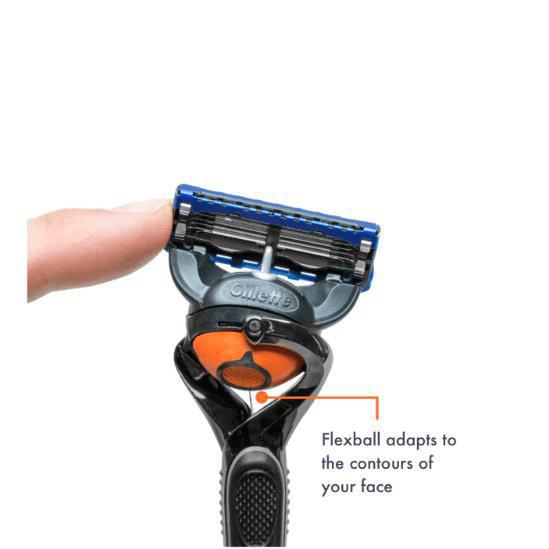 Gillette Fusion5 ProGlide Razor Starter Pack - FlexBall Technology - 4 Blades