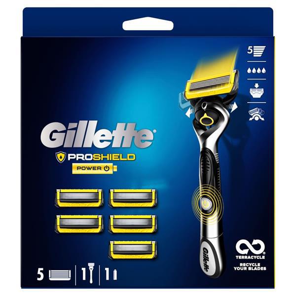 Gillette Fusion5 ProShield Razor Blades - 6 Pack + Razor
