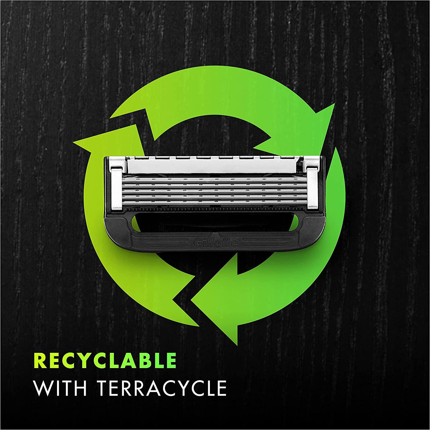 Gillette Labs Razor Blade Cartridges Refill 10pk with Exfoliating Bar