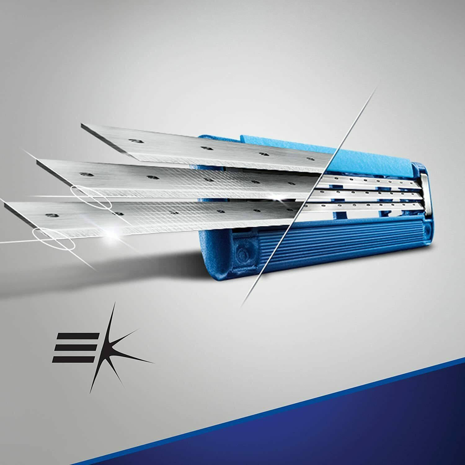 Gillette Mach3 Turbo Men's Razor Starter Pack with 4 Refills - Turbo Blades