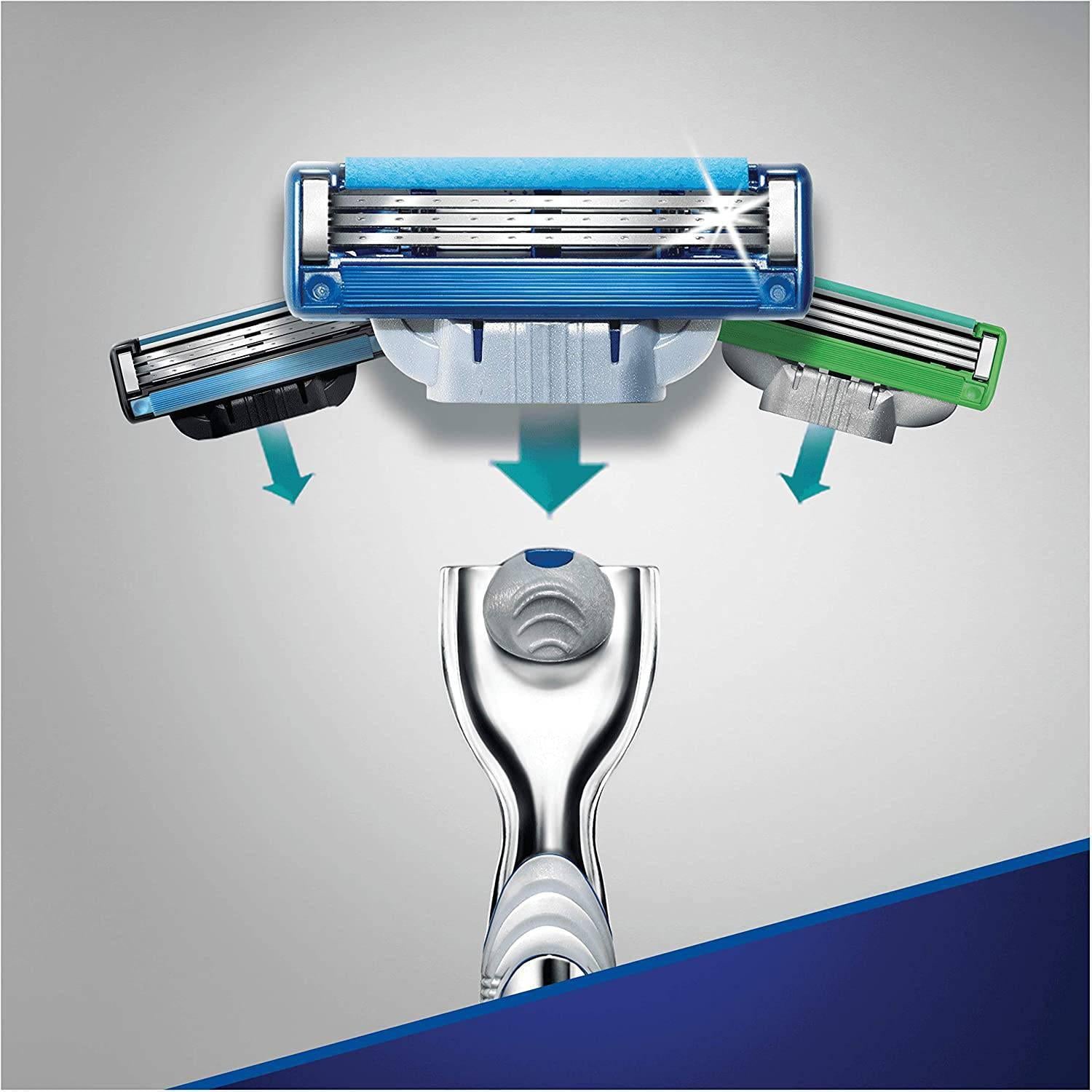 Gillette Mach3 Turbo Razor Blade Cartridges - 4 Pack