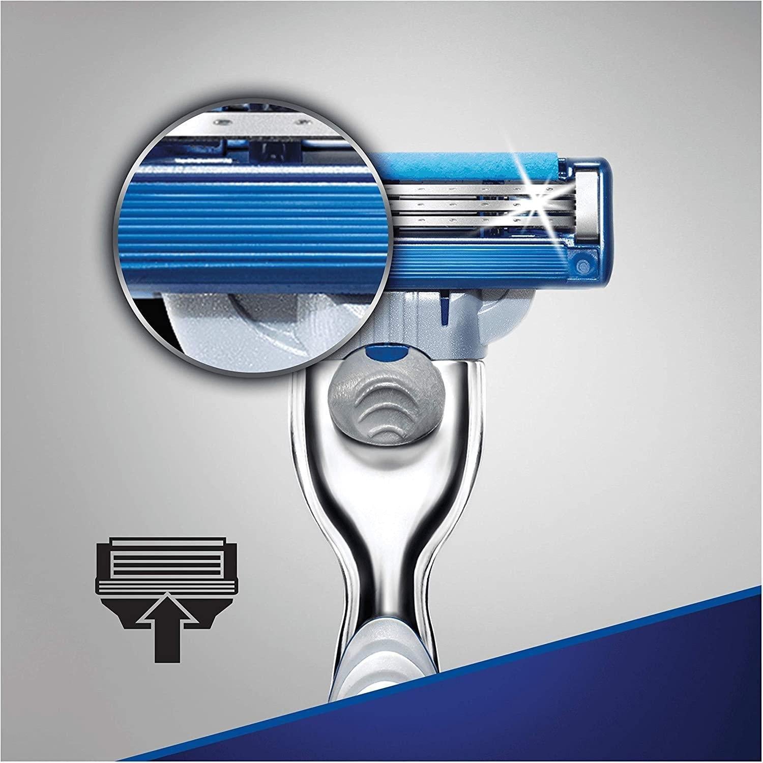 Gillette Mach3 Turbo Razor Blade Cartridges - 4 Pack
