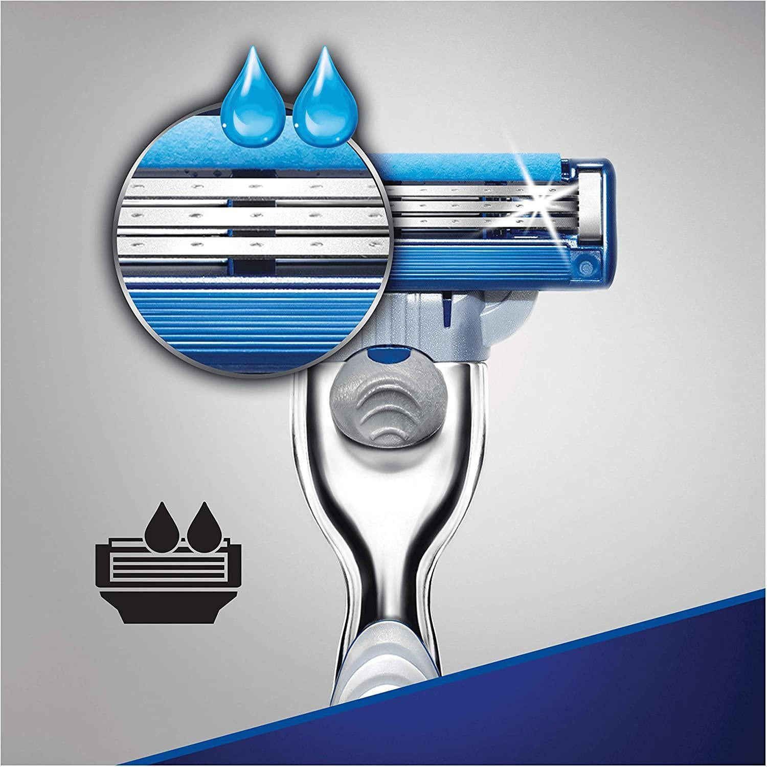 Gillette Mach3 Turbo Razor Blade Cartridges - 4 Pack