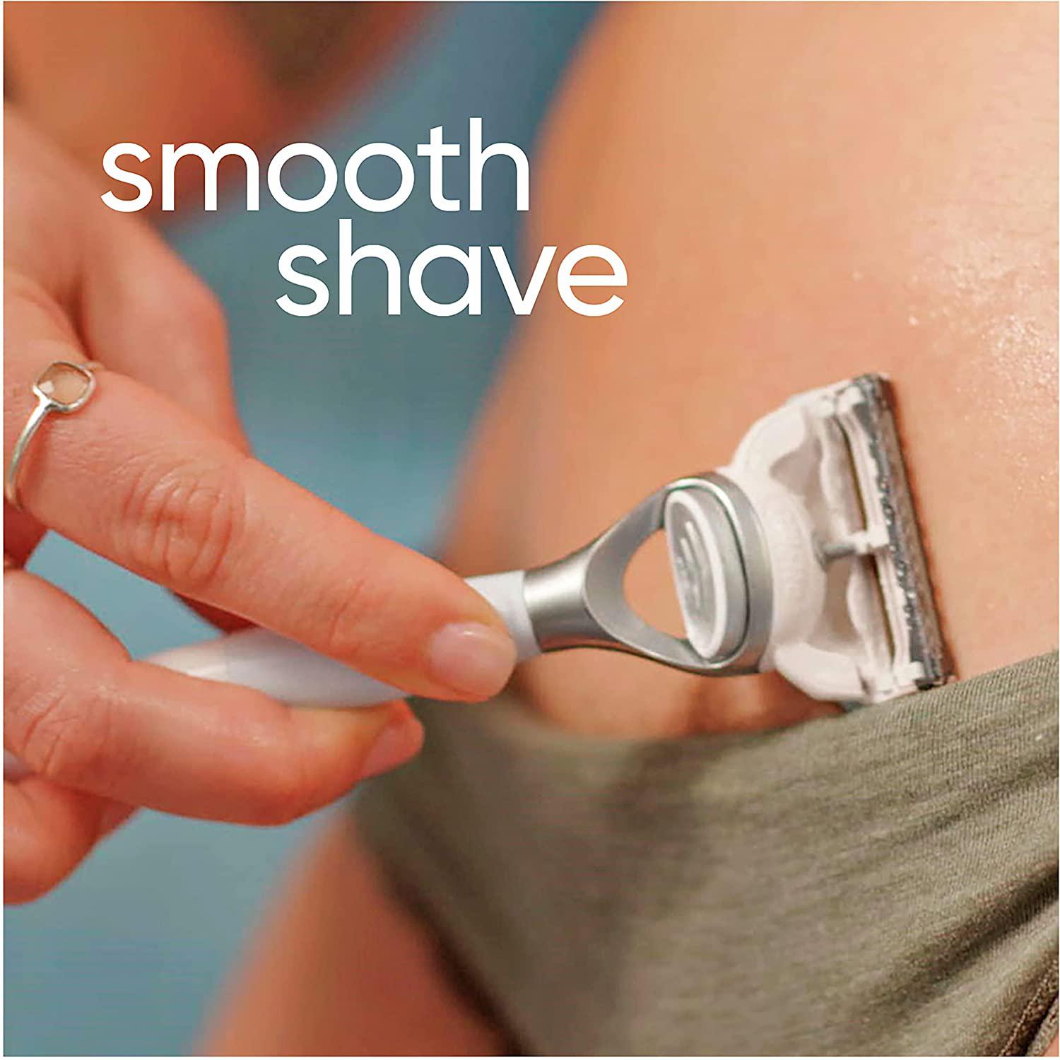 Gillette Venus for Pubic Hair & Skin Women's Razor, 2 Blade Refills and 2in1 Shave Gel and Cleanser 190ml