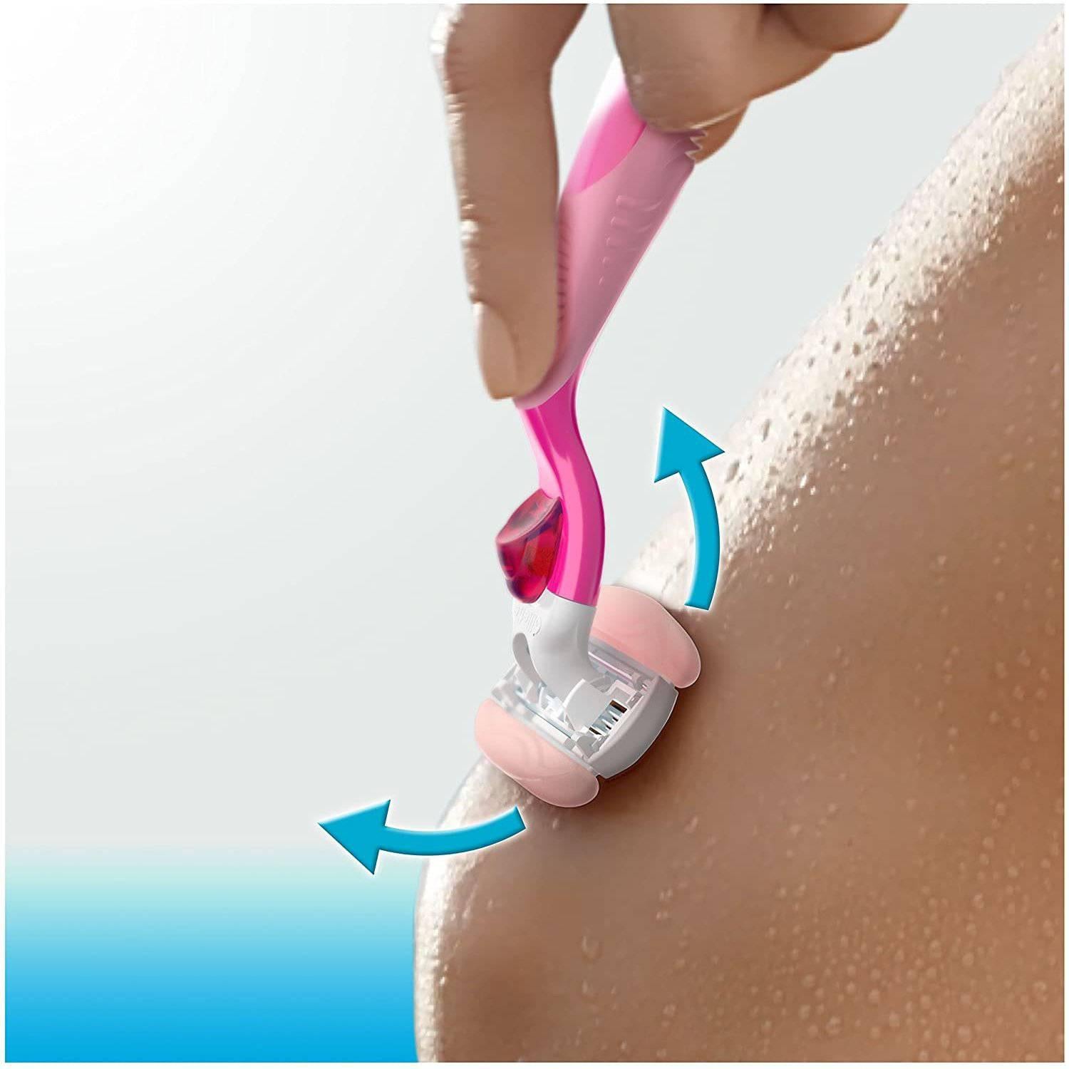 Gillette Venus Spa Breeze Comfortglide Razor Blades - Curve-Hugging, Pack of 4