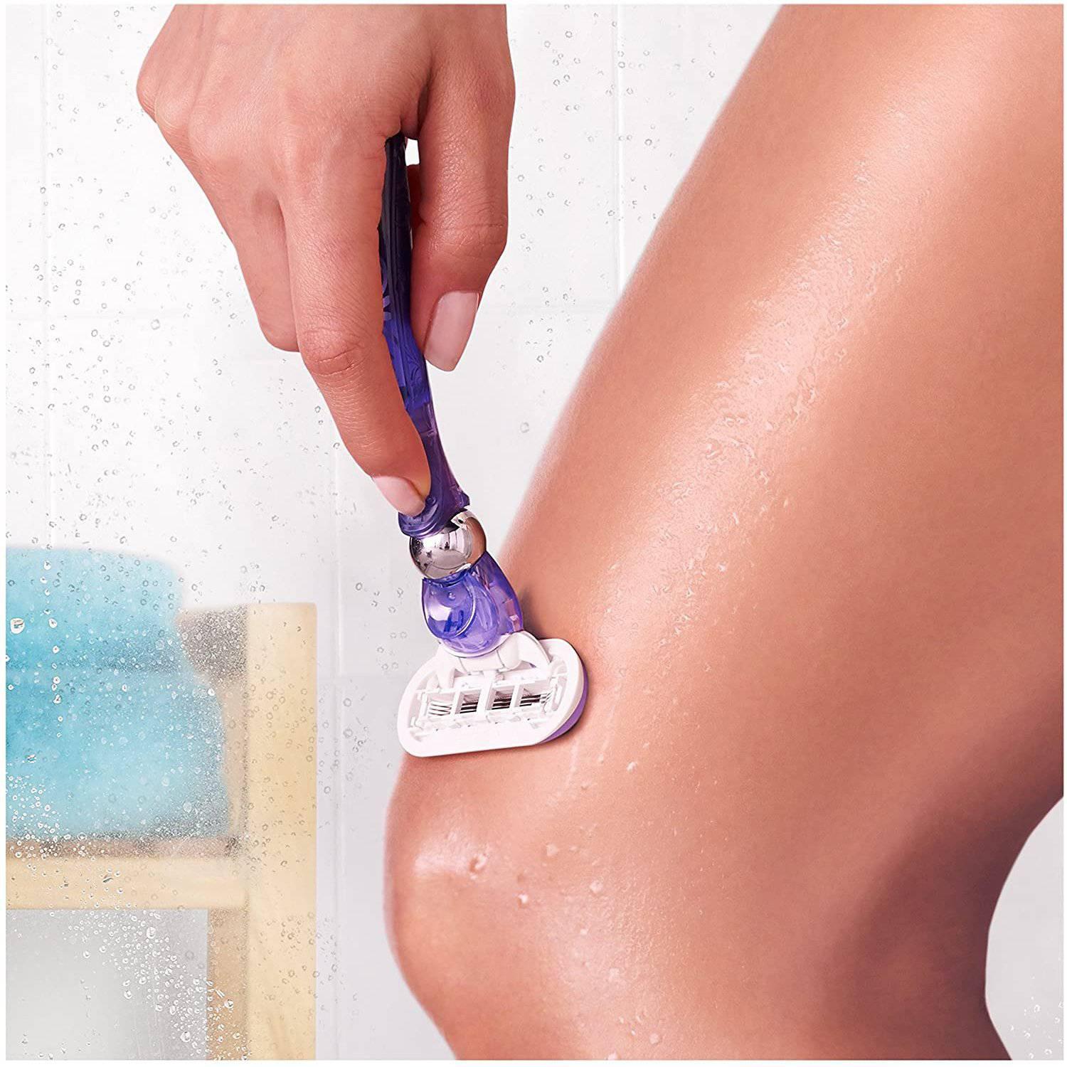 Gillette Venus Swirl Blades 3 Pack - with Water-activated moisture glide