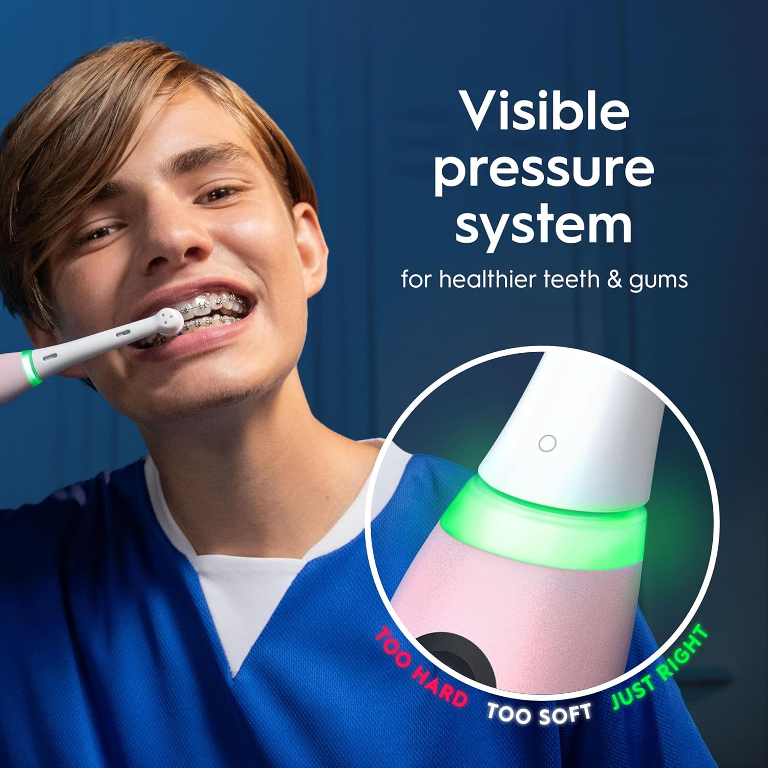 Oral-B iO 5 Electric Toothbrush, with Revolutionary Magnetic Technology - Blush Pink