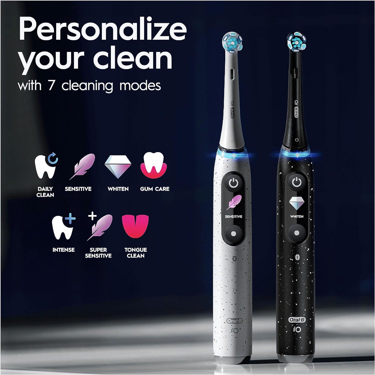 Braun Oral-B iO Series 10 Electric Rechargeable Toothbrush - Stardust White
