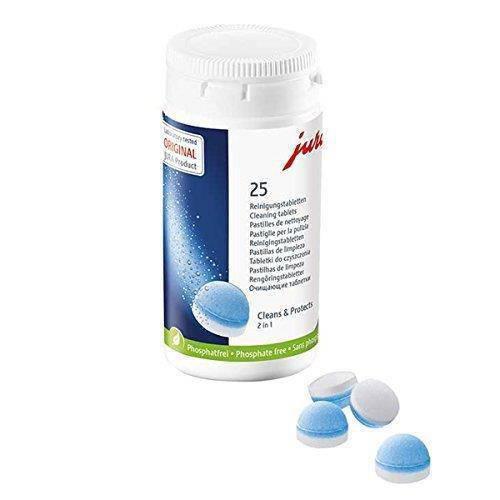 Jura 2 Phase Cleaning Tablets - Cleaning and Protective Action - Pack of 25