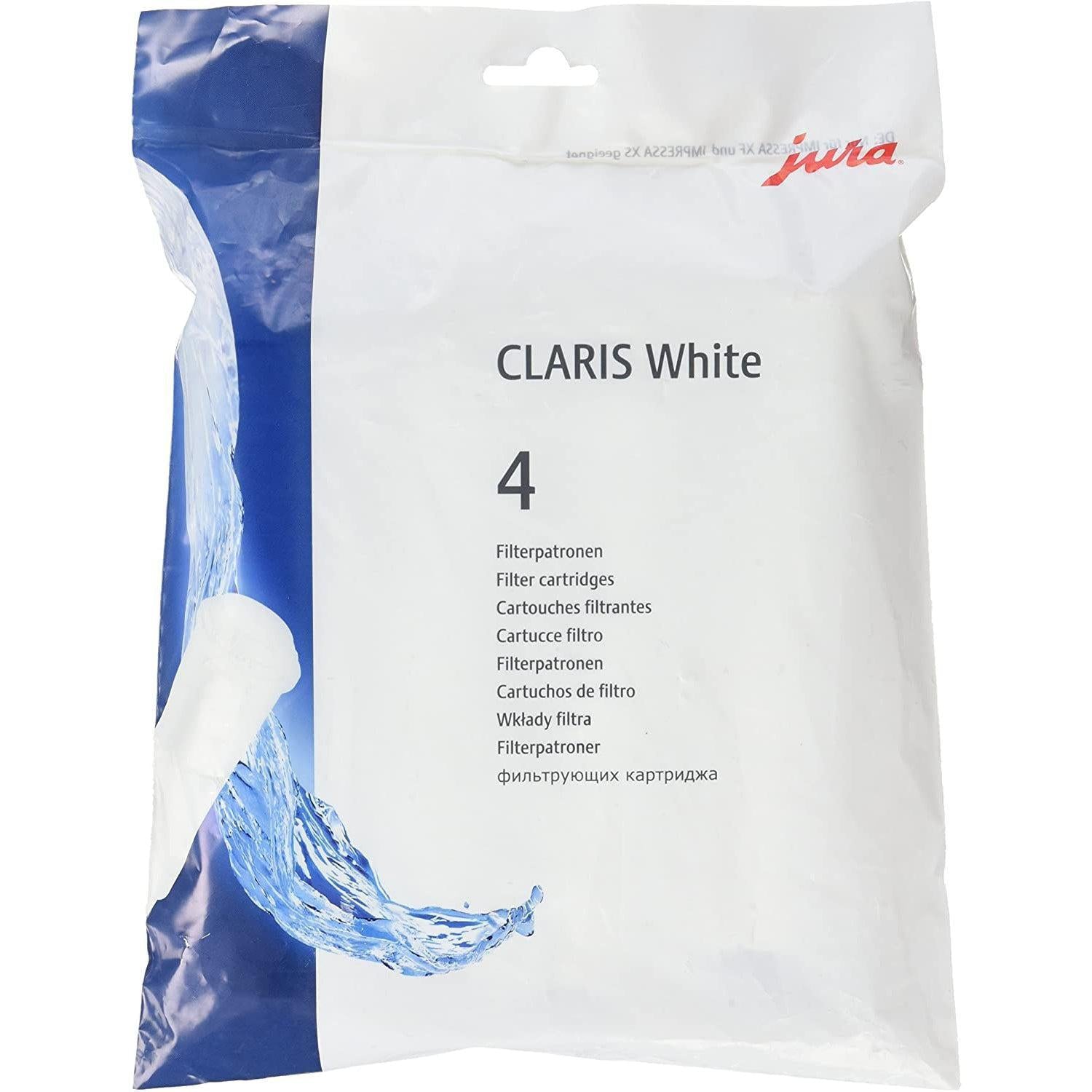 Jura Claris White Filter Cartridge - 4 Pack