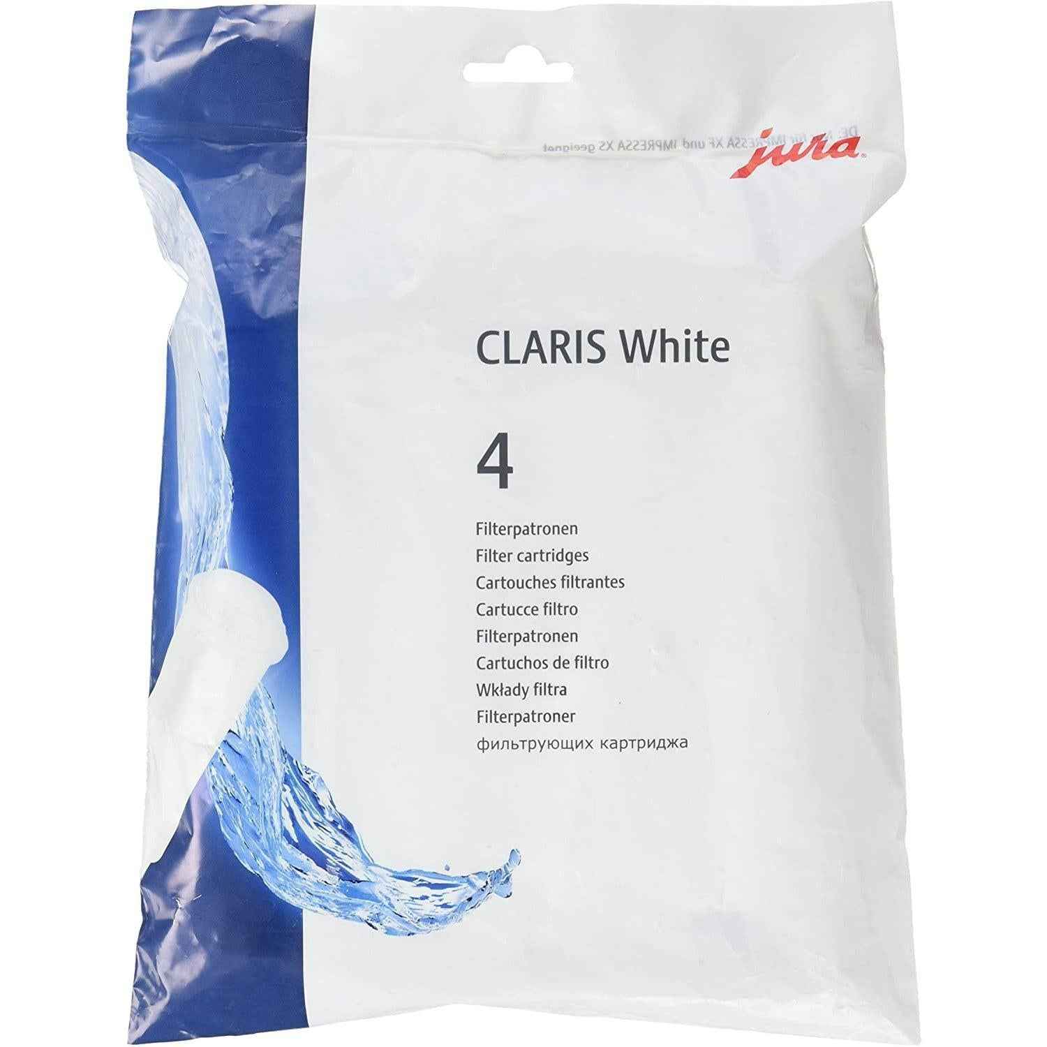 Jura Claris White Filter Cartridge - 4 Pack