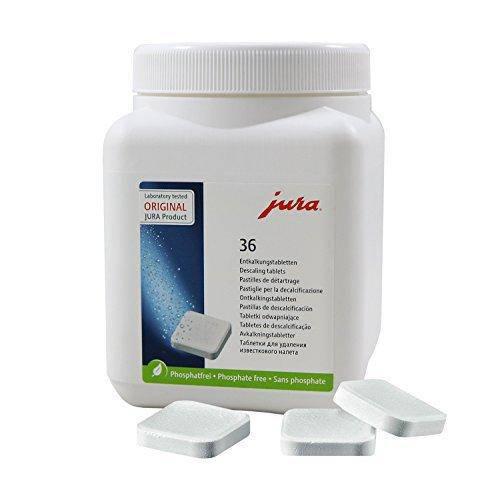 Jura Coffee Machine Descaling Tablets - Removes Inner Oil Build-Up - 36 Tablets