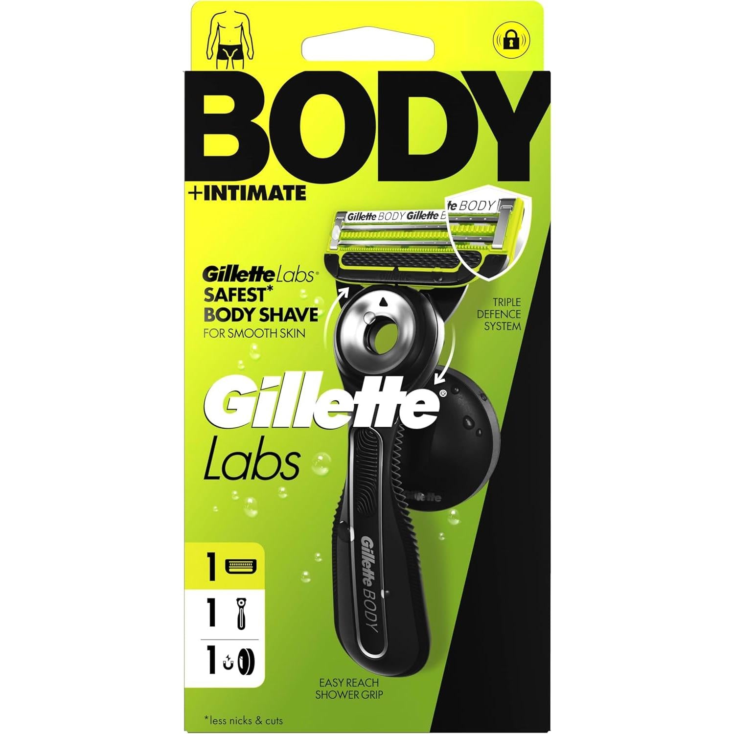 Gillette Labs Body + Intimate Razor for Men