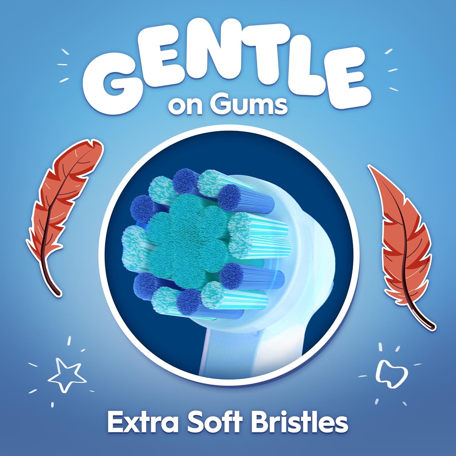 Oral-B Pro Lion King Kids Electric Toothbrush Extra Soft For Ages 3+ - Red - 4 x Lion King Stickers