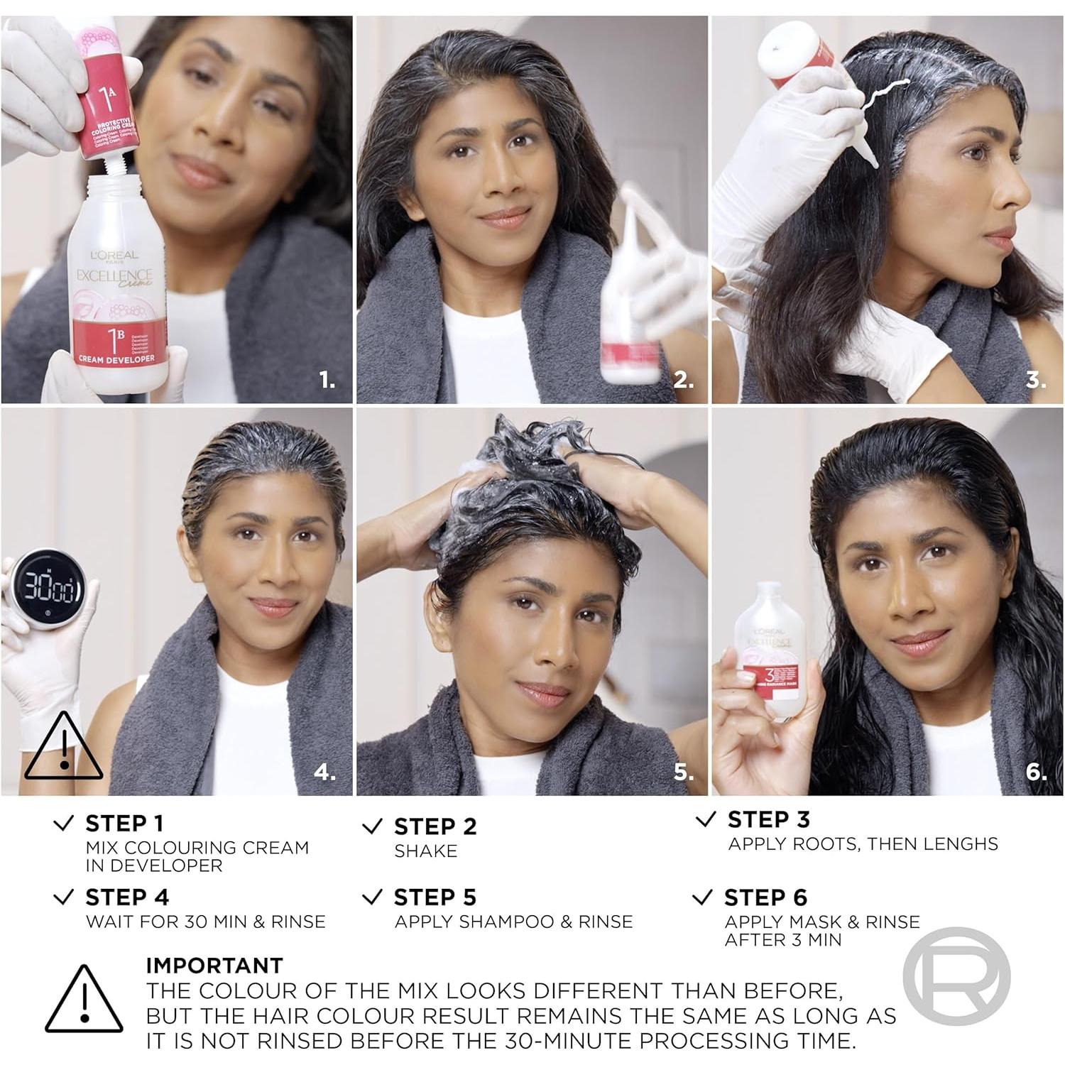 L'Oreal Paris Excellence Creme Hair Colour, Natural Dark Blonde (Number 7)