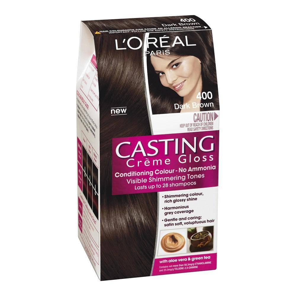L'oreal Casting Creme Gloss -Dark Brown 400-Semi-Permanent Hair Color