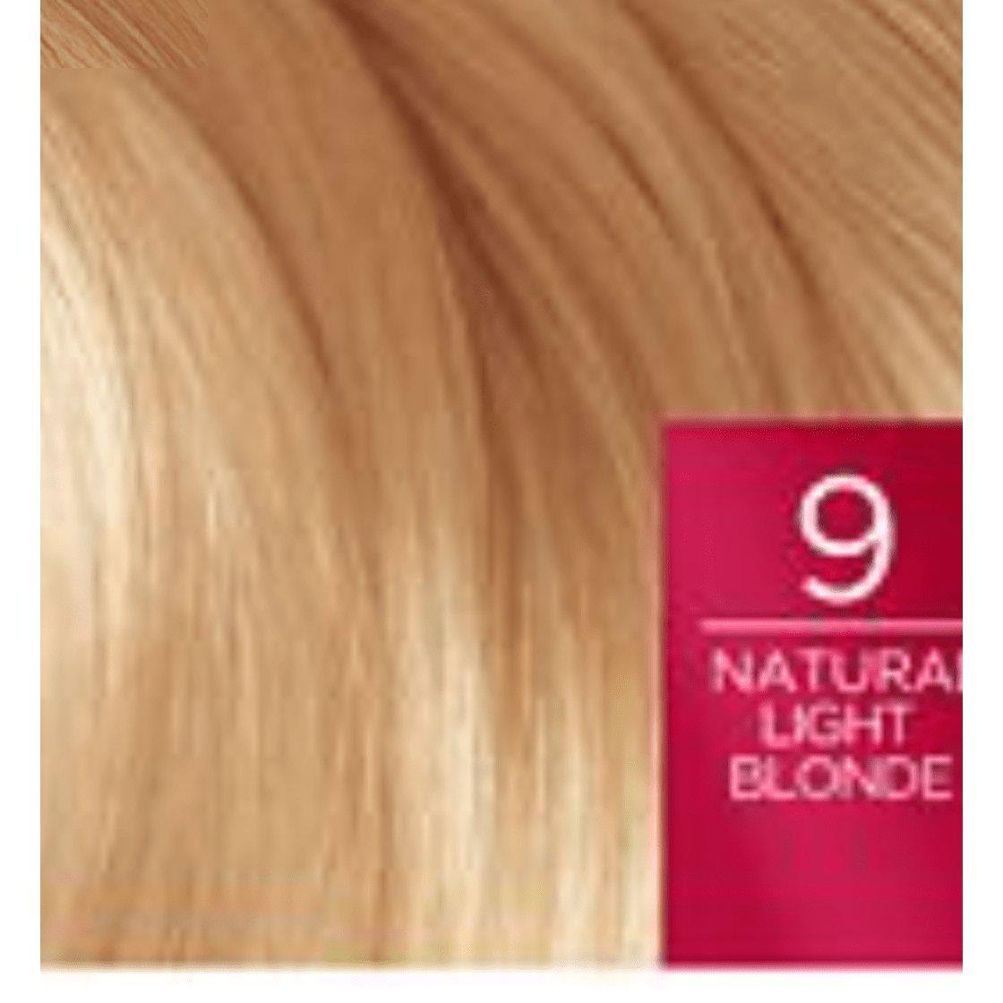 L'oreal Excellence Crème '9 Natural Light Blonde' Permanent Hair Dye - Triple Care