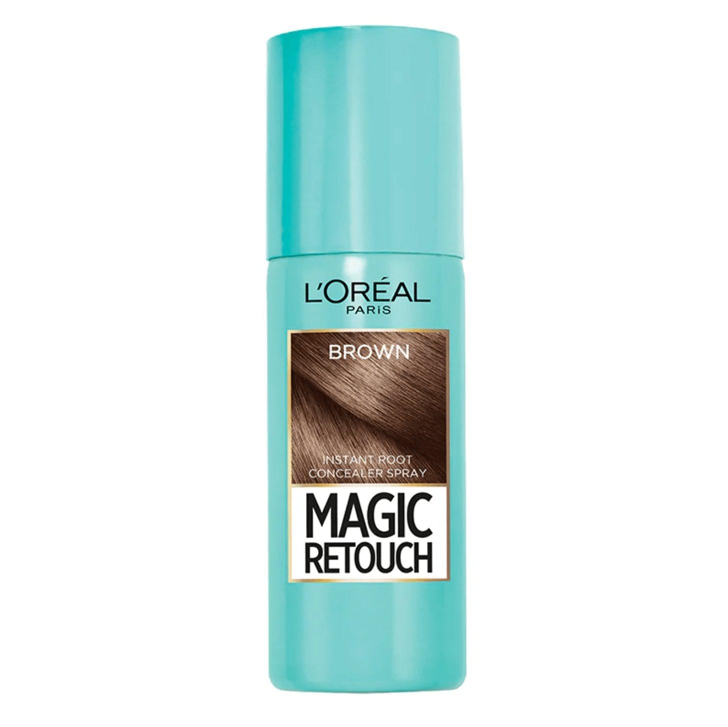 L’oreal Magic Retouch Temporary Instant Grey Root Concealer Spray - 3 Brown, 75ml