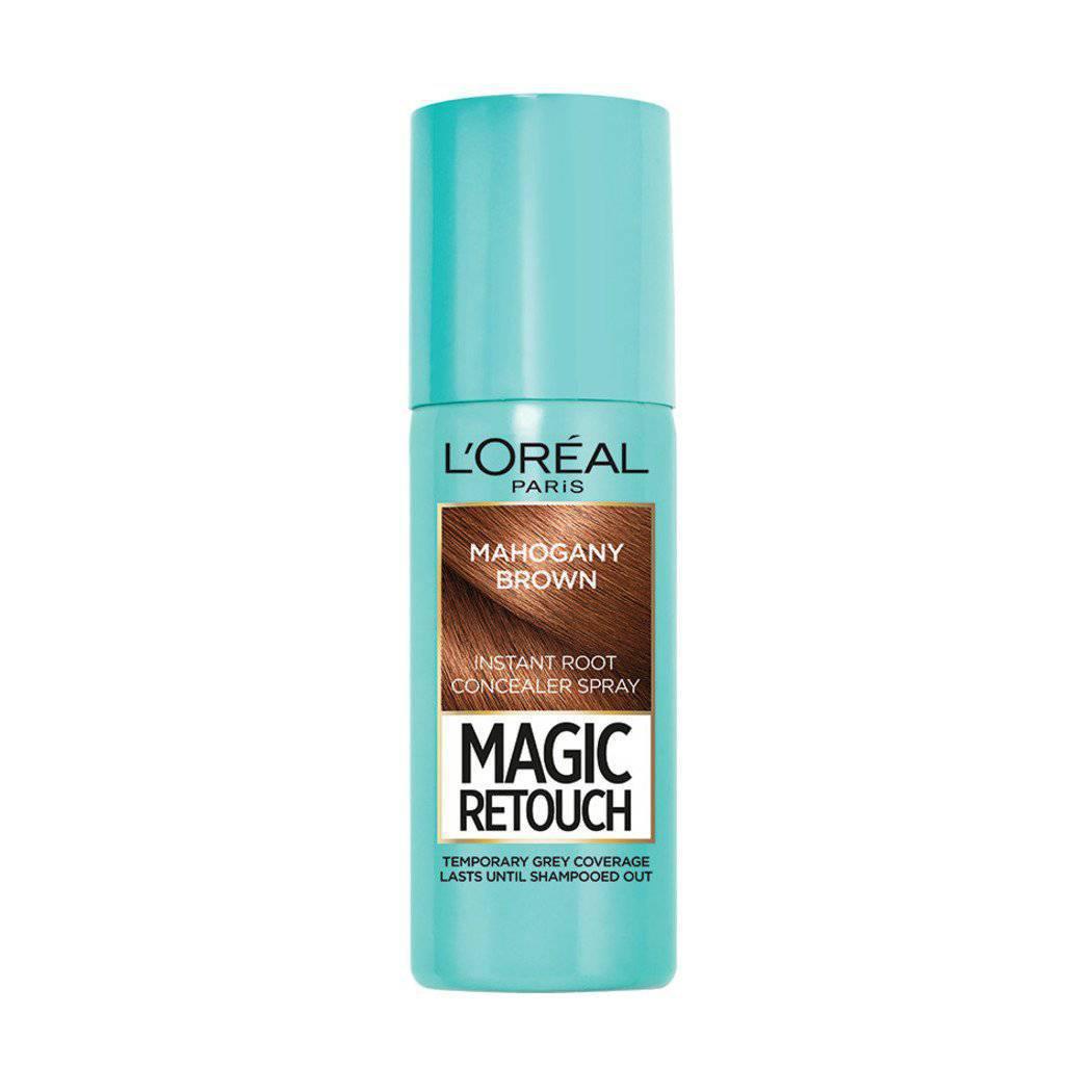L’oreal Magic Retouch Temporary Instant Grey Root Concealer Spray Mahogany Brown