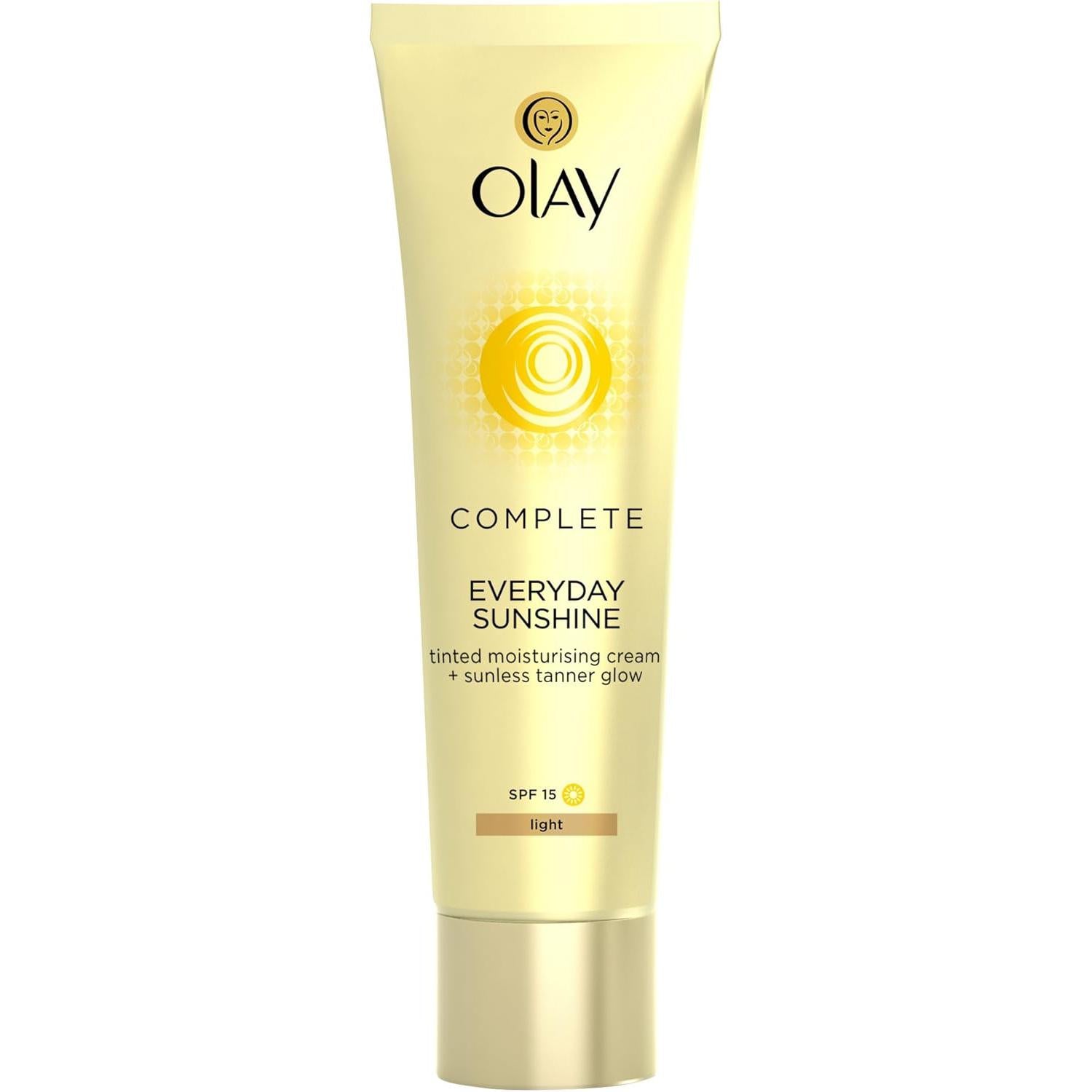 Olay Complete Everyday Sunshine Cream With Sunless Tanner SPF15 Light to Medium, 50 ml