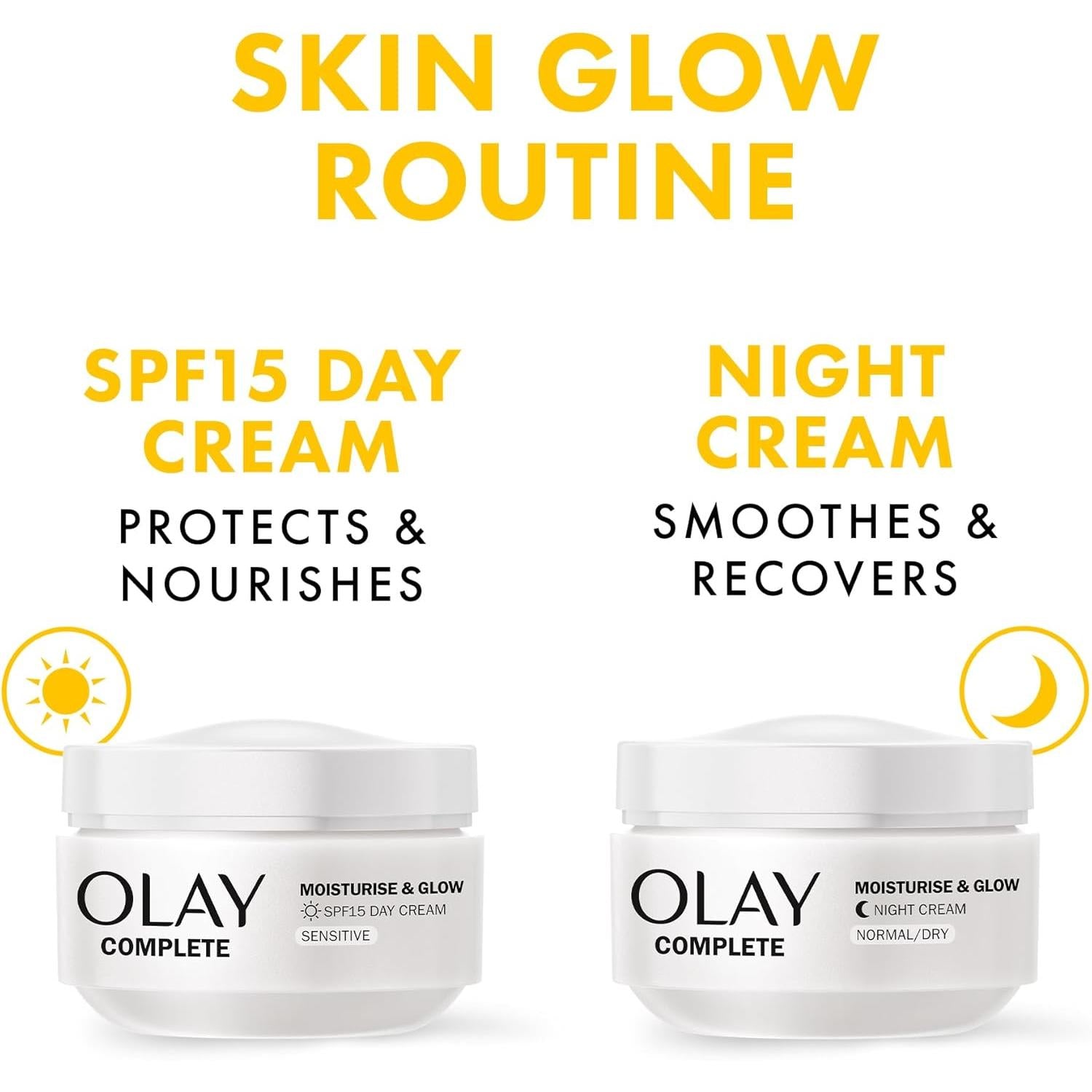 Olay Complete Moisturise & Glow Night Cream, 50 ml
