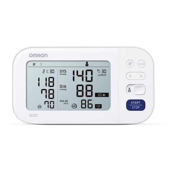 Omron M6 Comfort Digital Upper Arm Blood Pressure Monitor - 100 Readings - Intelli Wrap Cuff (22–42cm)
