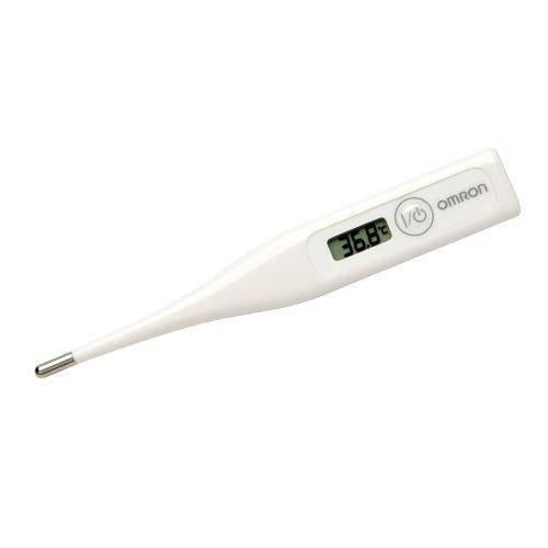 Omron MC-246-E Eco Temp Basic Digital Thermometer - Water-resistant - White