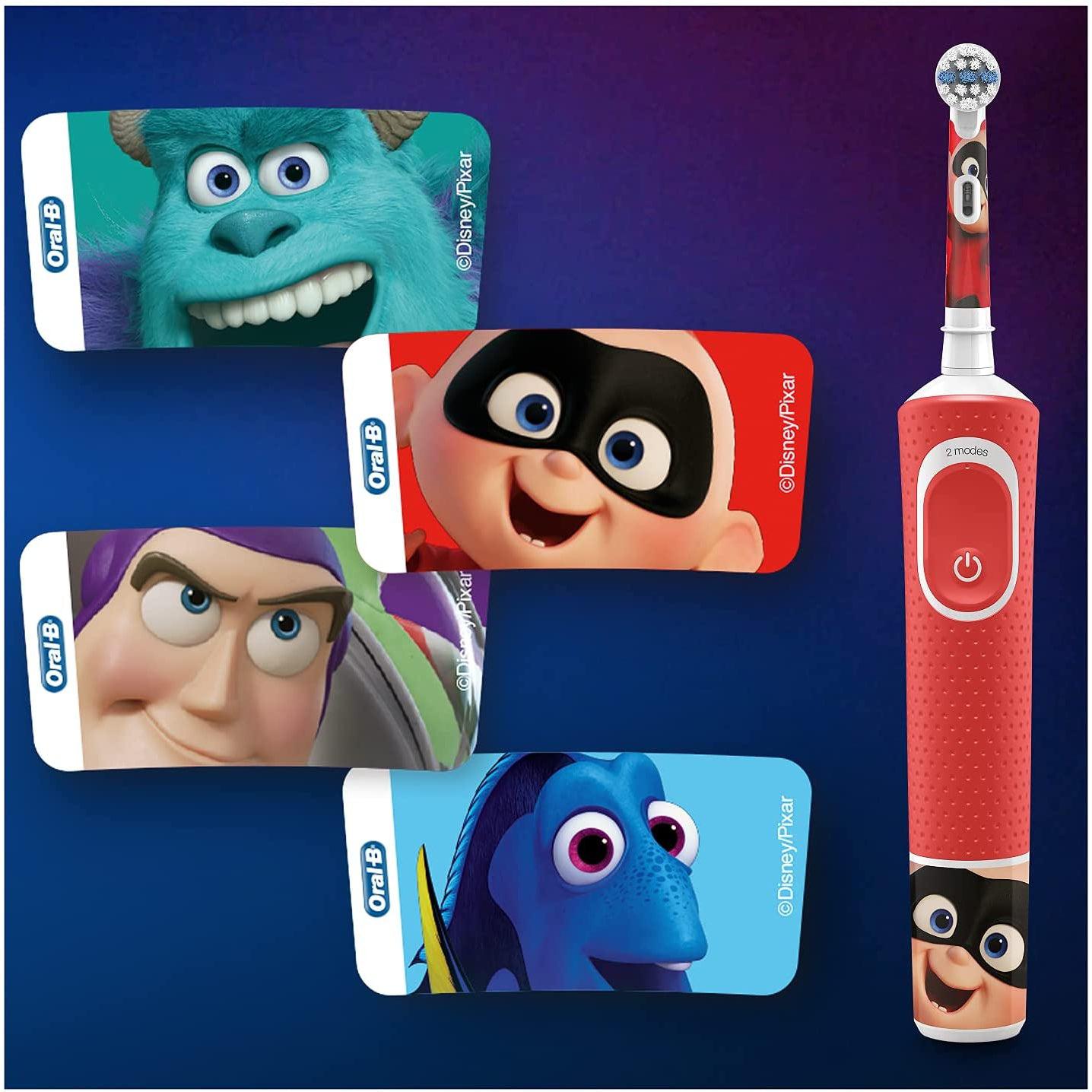 Oral-B Kids Electric Toothbrush Rechargeable Disney Pixar 3+ - Healthxpress.ie