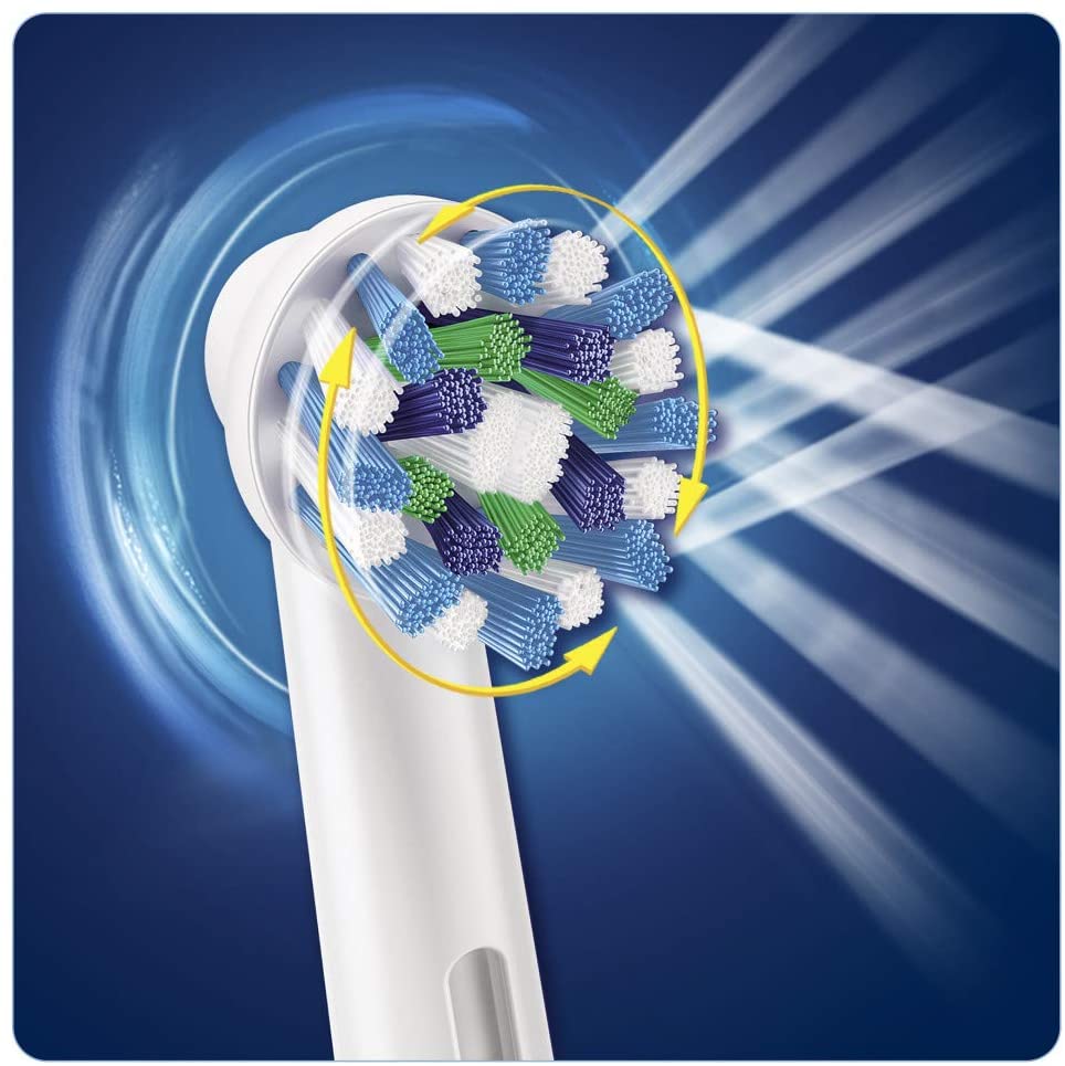 Oral-B Multipack 3 in 1 Replacement Brush Heads, Cross Action, Sensitive, 3DWhite (Pack of 3) - Healthxpress.ie