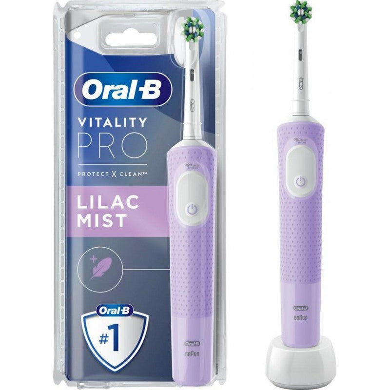 Oral-B Vitality Pro Electric Toothbrush, 1 Handle, 1 Toothbrush Head - Lilac Mist