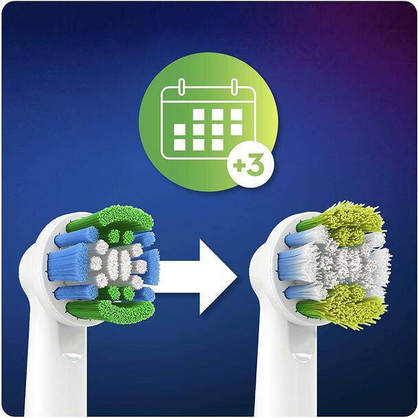 Oral-B Precision Clean 4pk Replacement Brush Heads - Round Brush Head - with CleanMaximiser Technology - Healthxpress.ie