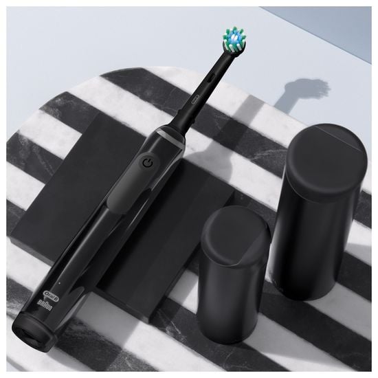 Oral-B Pro 3 Cross Action Electric Toothbrush , Smart Pressure Sensor, 2 x Toothbrush Head, 3 Modes