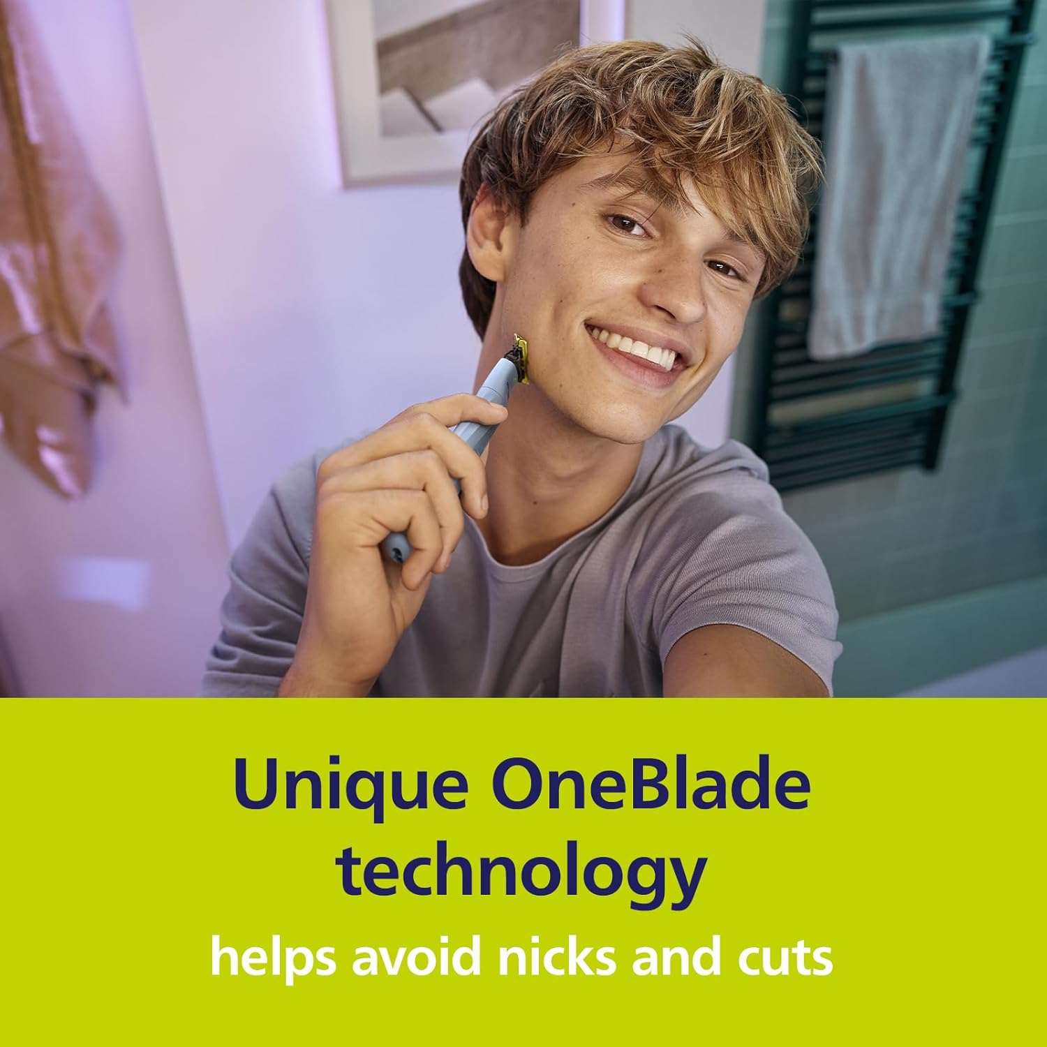 Philips OneBlade Anti-Friction Blade, Compatible with all OneBlade & Pro Electric Shaver & Trimmers, 4-Month Supply (QP215/50) 1pk
