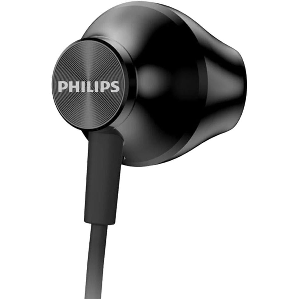 PHILIPS In-Ear Headphones UE100BK/00 with Improved Bass Performance , Black