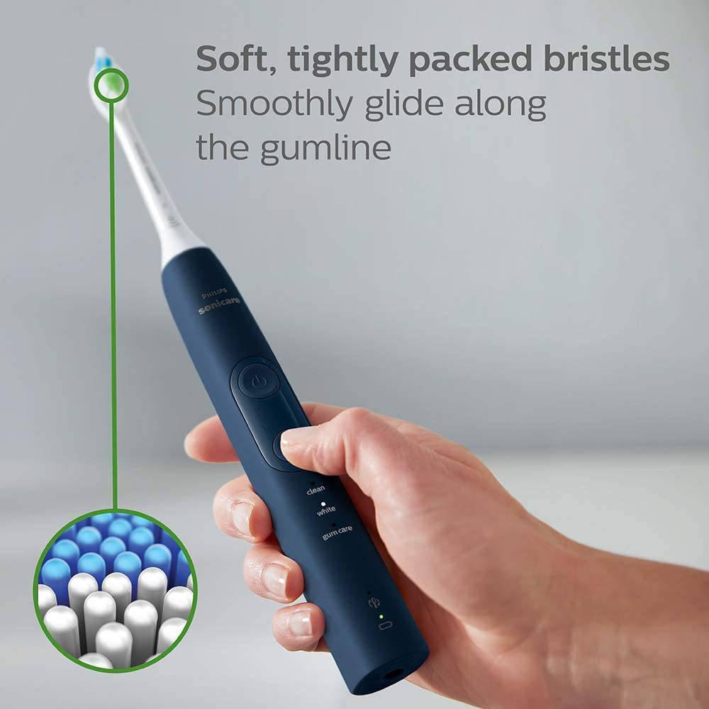 Philips HX6064/10 Sonicare W2 Optimal Brush Head - BrushSync - White, Pack of 4
