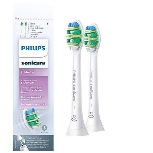 Philips HX9002/26 Sonicare InterCare Sonic Brush Heads - Click-On, Pack of 2