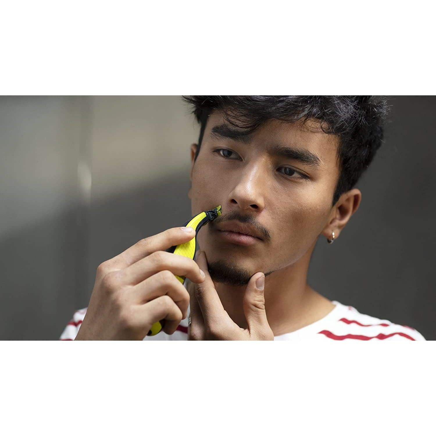 Philips QP2721/20 OneBlade Rechargeable Facial Trimmer Wet & Dry