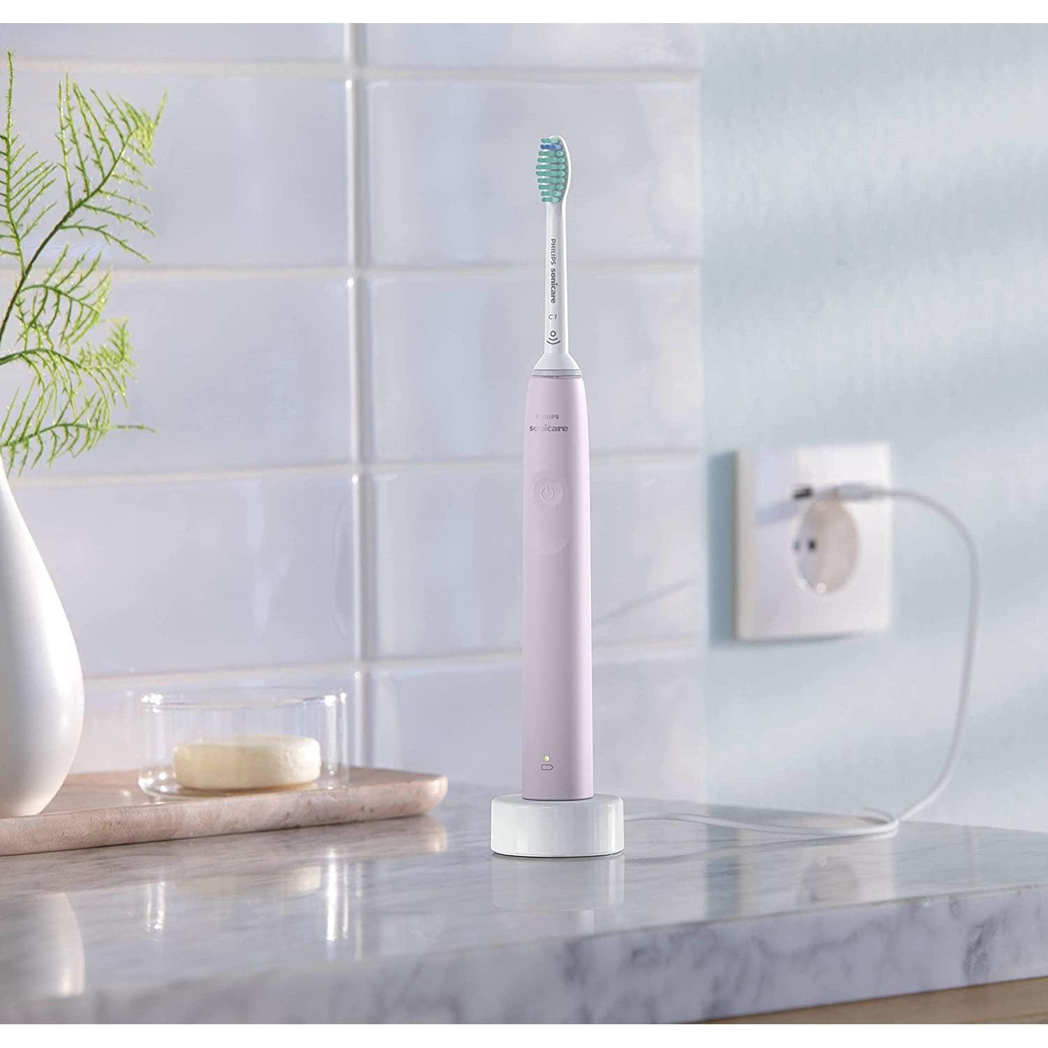 Philips Sonic Electric Toothbrush 3100 Series HX3673/11, Sugar Rose