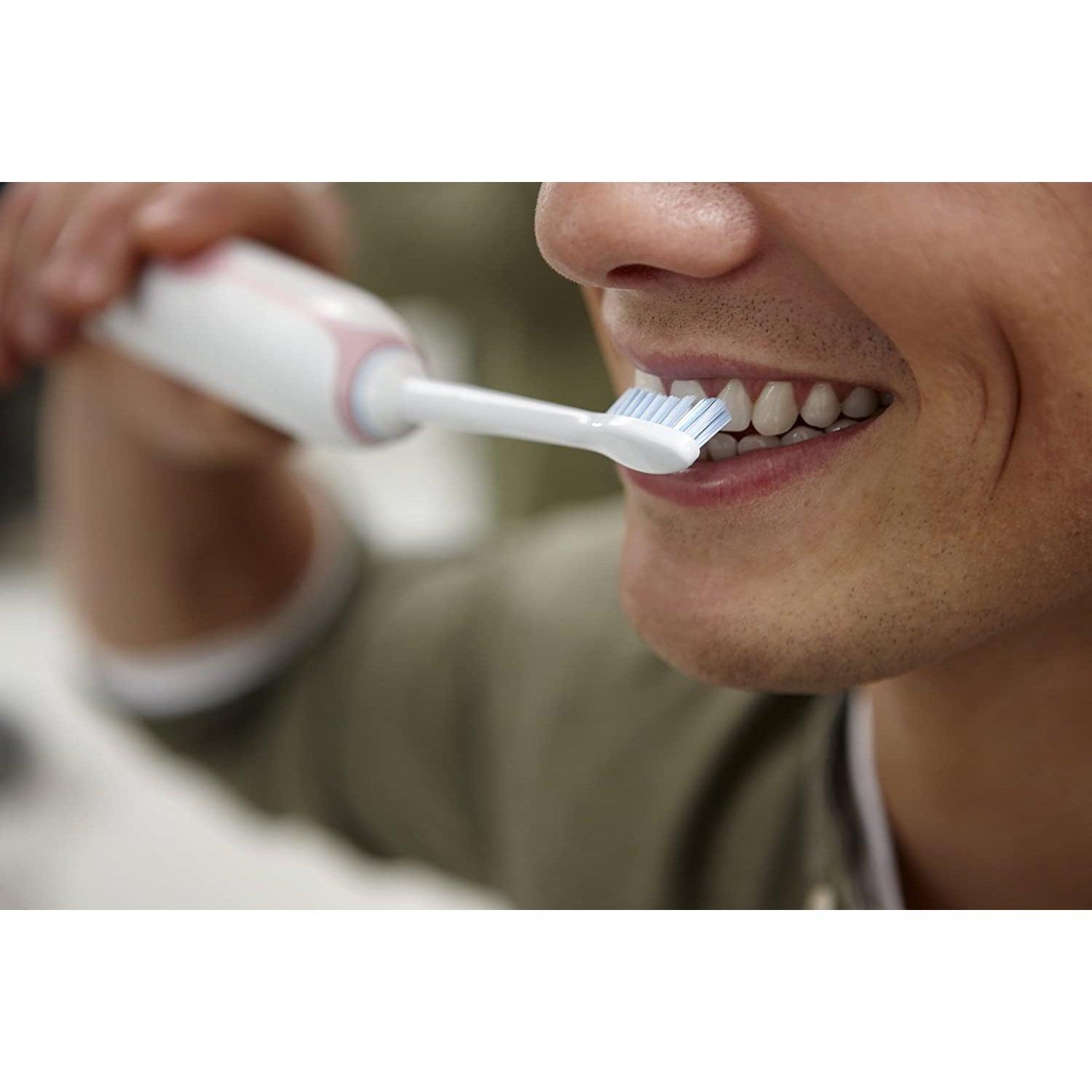 Philips Sonicare Clean Care HX3212/42 – Electric Toothbrush, Anti Plaque Defence white and pink