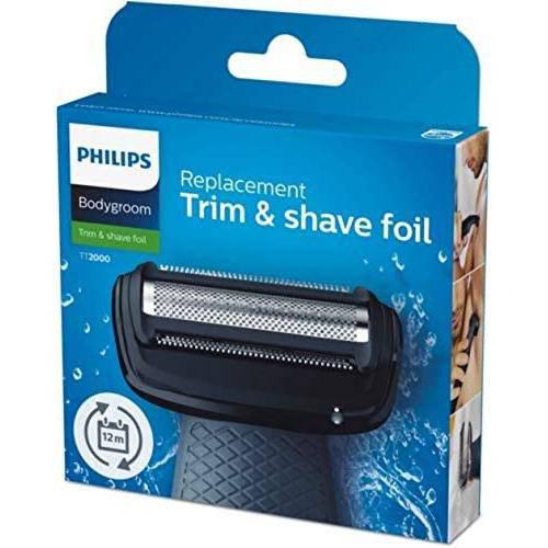 Philips TT2000/43 Bodygroom Replacement Foil - Hypoallergenic, 100% Waterproof